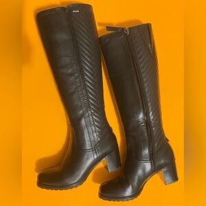 Amphibioux Goez black knee high boots Euro 36